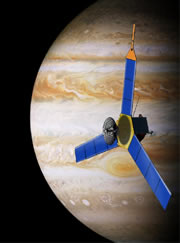 Juno mission spacecraft